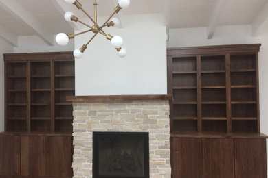 Remodel Custom Cabinets & Fireplace