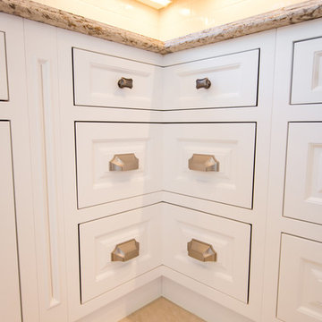 Transitional White Kitchen Remodel