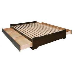 100% Solid Wood Kansas Full Mate’s Platform Storage Bed Palace Imports-Bed Only 