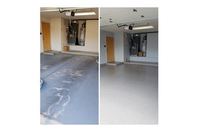 Concrete Floor Coating Before & Afters