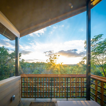 Wildflower Addition - Balcony at Sunset