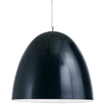 Black Small Dome Pendant Lamp