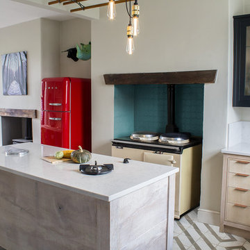 The Wexler rough sawn oak kitchen