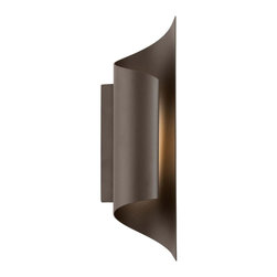 Troy Lighting Kinetic LED 15" Outdoor Sconce in Bronze - Outdoor Wall Lights And Sconces