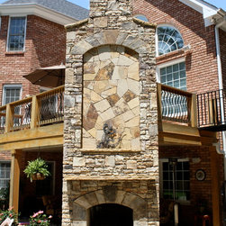 Assorted Outdoor Fireplaces - Outdoor Fireplaces