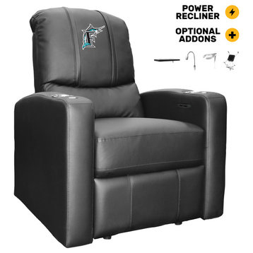 Florida Marlins Cooperstown Secondary Man Cave Home Theater Power Recliner