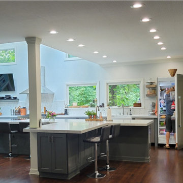 Multi-level addition & kitchen expansion