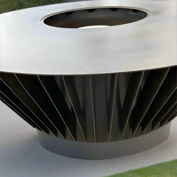 Industrial Vulcan Slat Fire Pit