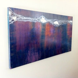 Aurora - Metalic Mixed Media by VividArt - Mixed Media Art