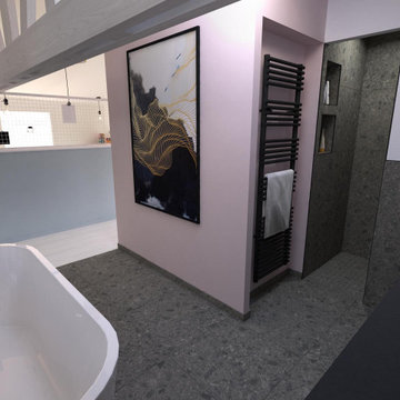 Aménagement de combles en suite parentale CL.