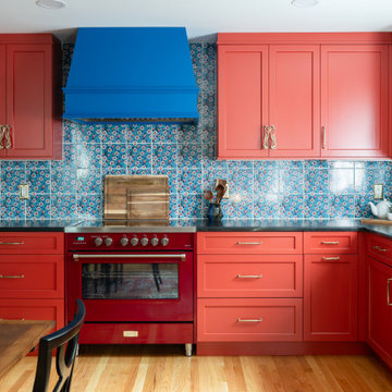 Turkish Tea Room Inspired Colorful Kitchen
