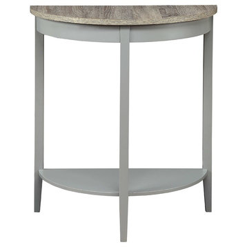 ACME Joey Console Table, Gray Oak and Gray