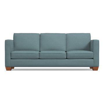 Catalina Queen Size Sleeper Sofa, Cloud Velvet, Memory Foam Mattress