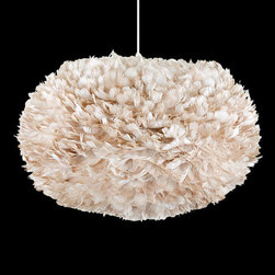 Vita Eos X-Large Light Brown - SKU: 02067+White - Pendant Lighting