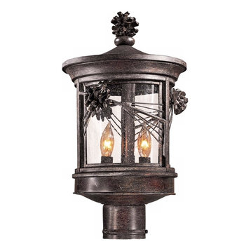 Minka Great Outdoors 9156-A357 Abbey Lane - Two Light Outdoor Post Mount