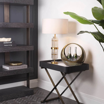 Modern Sophistication in Bold Contrast • Curated Room 02