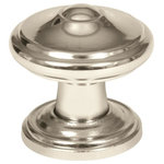 Amerock - Amerock Revitalize 1-1/4" 32 mm Diameter Cabinet Knob, Polished Nickel - The Amerock BP55341PN Revitalize 1-1/4 in (32 mm) Diameter Knob is finished in Polished Nickel. Understated beauty meets versatility in the Revitalize collection. This sophisticated collection is a timeless classic you can expect to always stay in style. A warmer counterpart to chrome finishes, polished nickel features soft golden undertones that enhance any space with a rich luster reminiscent of sterling silver. Founded in 1928, Amerock�s award-winning home solutions including decorative and functional cabinet hardware, bath accessories, decorative hooks and wall plates have built the company�s reputation for chic design accessories that inspire homeowners to express their personal style. Amerock offers a variety of styles and finishes at affordable prices that add the perfect finishing touch to any room