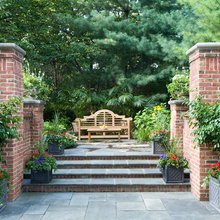 Brick & flagstone wall