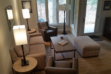 Family room - transitional family room idea in DC Metro