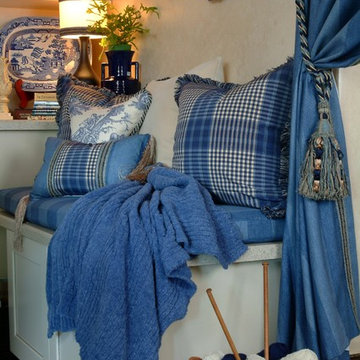 Laundry Room decorated with Sewing Machines
