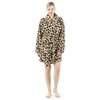 Linum Home Textiles Plush Luxurious Soft Leopard Print Robe, Large/Xlarge