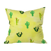 Hello Sayang Cactus Madnessa Outdoor Throw Pillow, 16"x16"