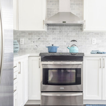 High Key White Modern Kitchen Photo-Shoot
