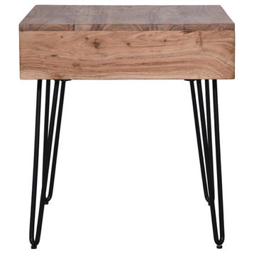 2085-3, Solid Acacia End Table