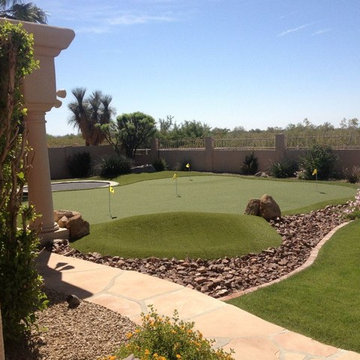 Golf and Putting Greens with Artificial Grass