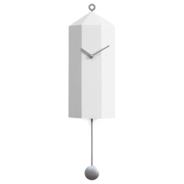 Hindia 2310 White Pendulum Wall Clock