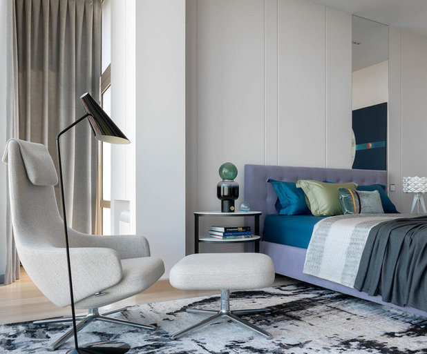 Современный Спальня by Архитектурное ателье Каринского Арсения
