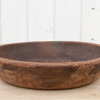 Large Rustic Brown Wood Bowl