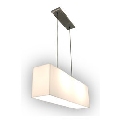 Gus - Gus White Hanging Acrylic Lamp - Bathroom Vanity Lighting