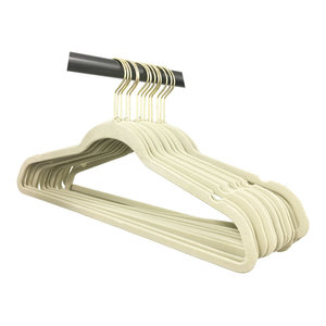 Closet Complete 50 Pack Velvet No Slip Hangers Contemporary