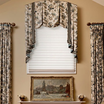 Award Winning Great Room Custom Window Treatment