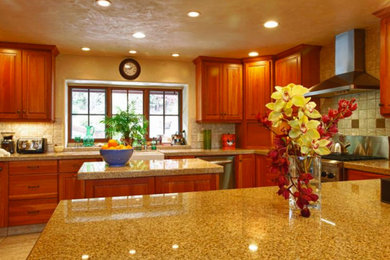 Elegant kitchen photo in Other