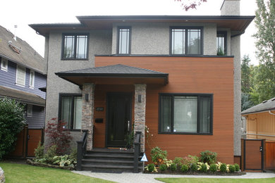 Example of an exterior home design in Vancouver