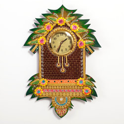 Wood Clay Clock - Clocks