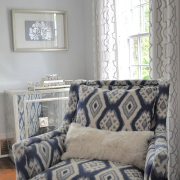 SHADES OF BLUE LIVING ROOM