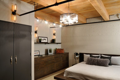 Urban bedroom photo in Edmonton