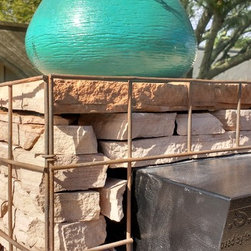 Custom gabion mailbox - Outdoor Structures