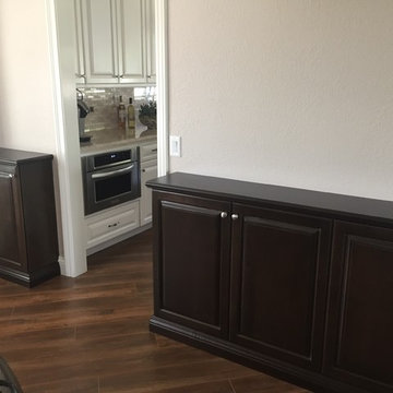 Flath Bench and Built-in Buffets
