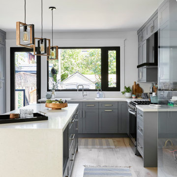 Muriel Ave. Contemporary Kitchen - Toronto