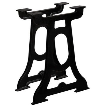 vidaXL 2x Dining Table Legs Y-Frame Cast Iron Dinner Desk Console Table Leg
