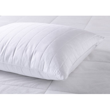 Serenity Natural Luxury Feather-Core Bamboo Bed Pillow, King
