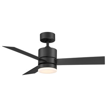 Axis 3-Blade Smart Ceiling Fan 44" Matte Black, 3000K LED Kit