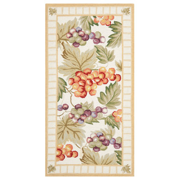 Safavieh Chelsea Collection HK162 Rug, Ivory, 2'6"x5'