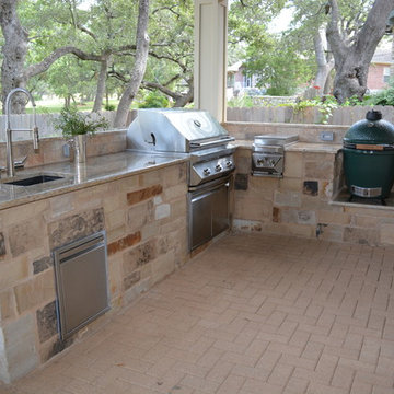 Patio Cover, Outdoor Kitchen, Fireplace