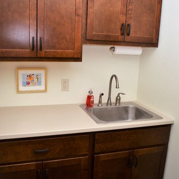 Monticello, IN. Lake Home Inspired Kitchen, Bath, and Laundry