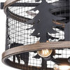 Kodiak 21 in. W Ceiling Fan Oil Rubbed Bronze and Burnished Teak